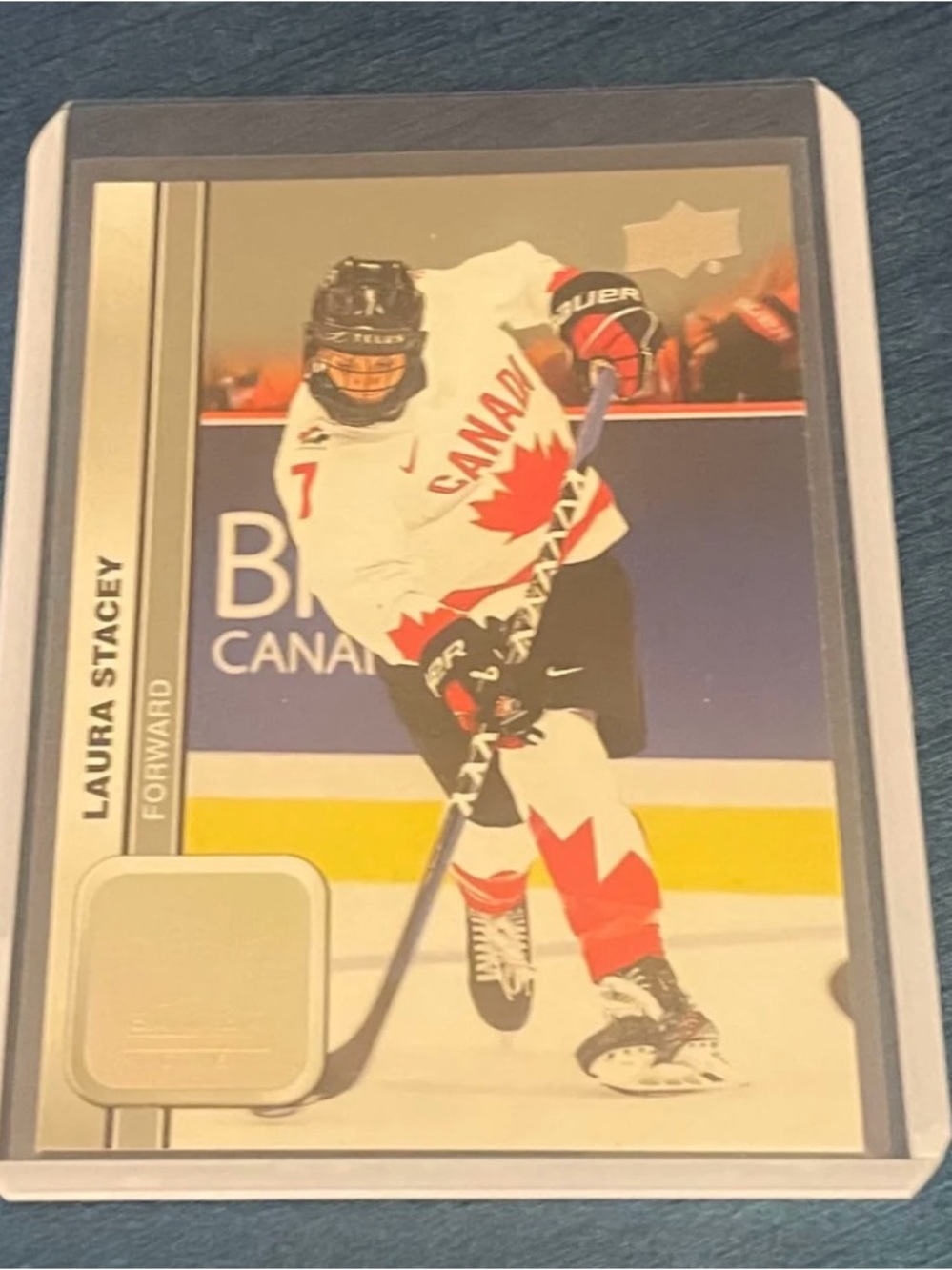 Laura Stacey Canada Hockey Trading Card - Red & White